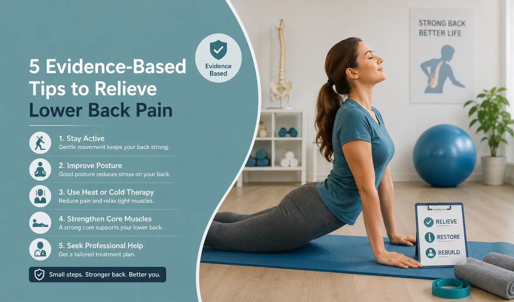 Befit Physiotherapy | 5 Evidence-Based Tips to Relieve Lower Back Pain