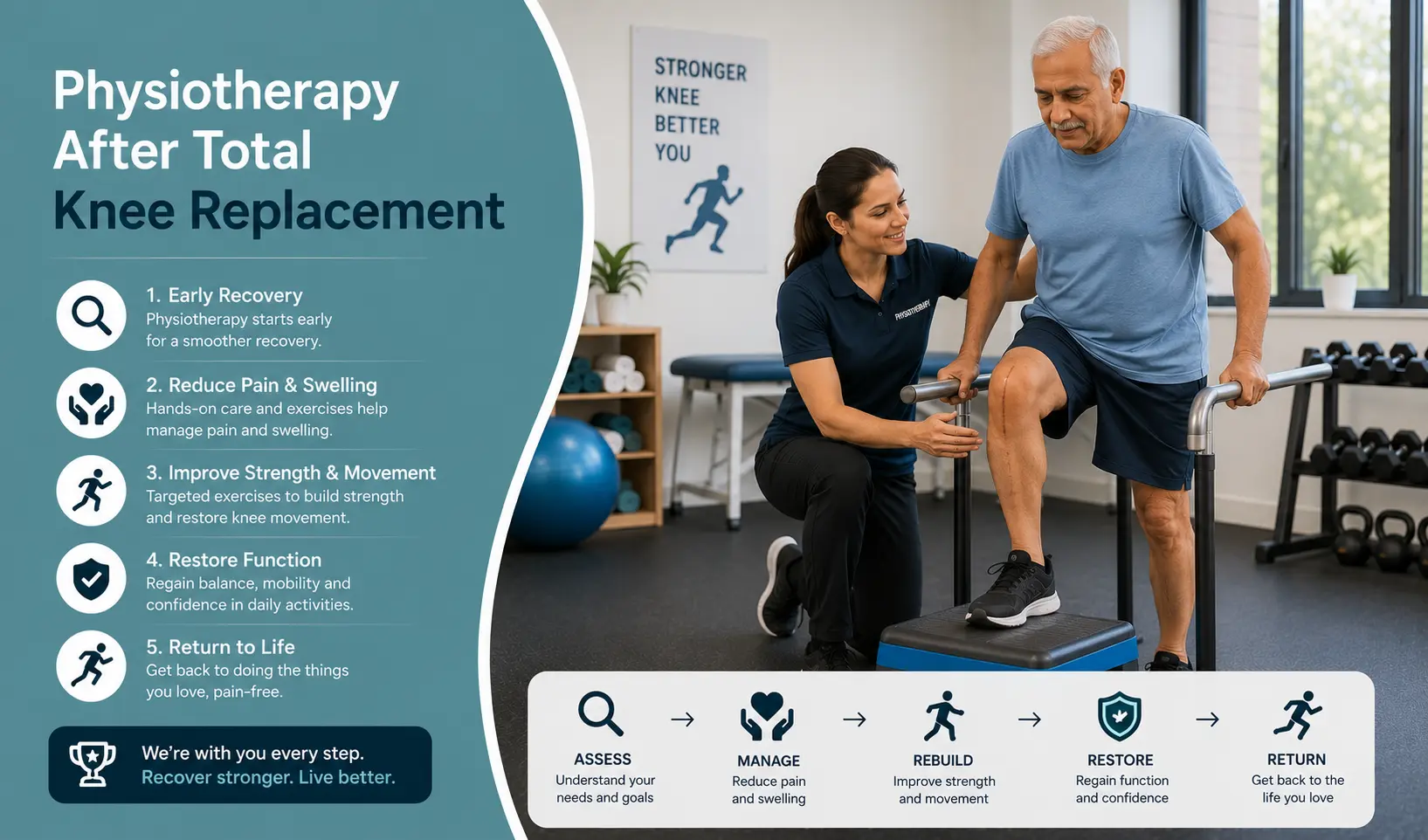 Befit Physiotherapy | Physiotherapy After Total Knee Replacement