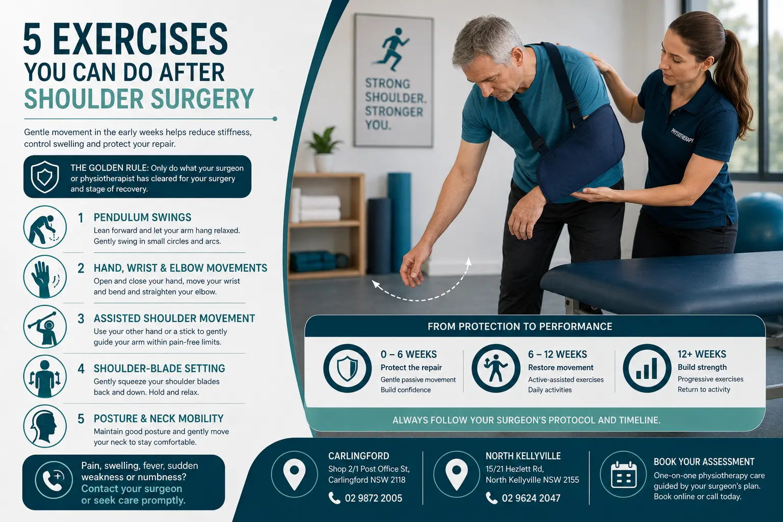 5 Exercises You Can Do After Shoulder Surgery