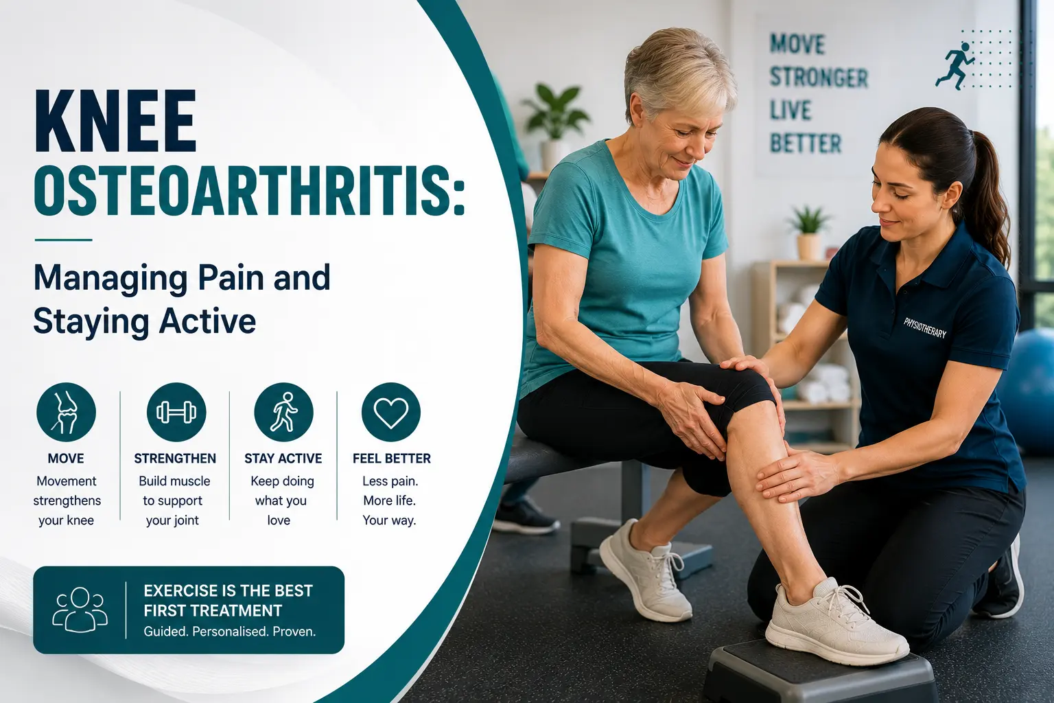Befit Physiotherapy | Knee Osteoarthritis: Managing Pain and Staying Active