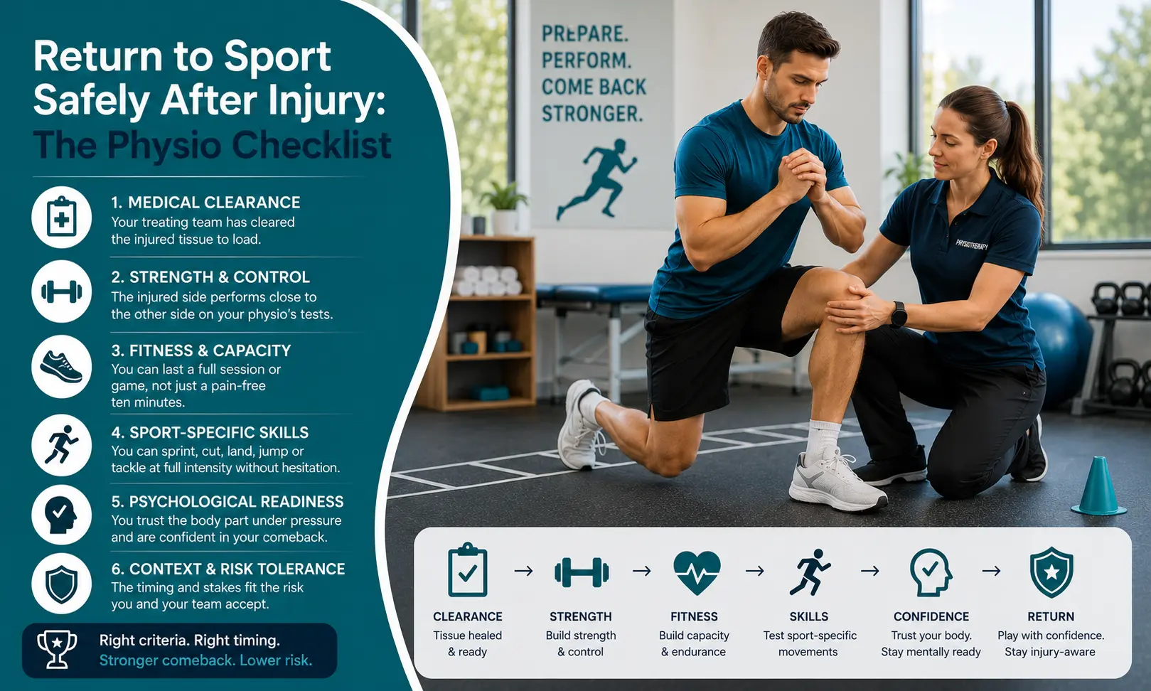 Befit Physiotherapy | Return to Sport Safely After Injury: The Physio Checklist