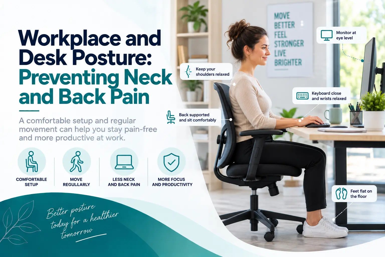 Befit Physiotherapy | Workplace and Desk Posture: Preventing Neck and Back Pain