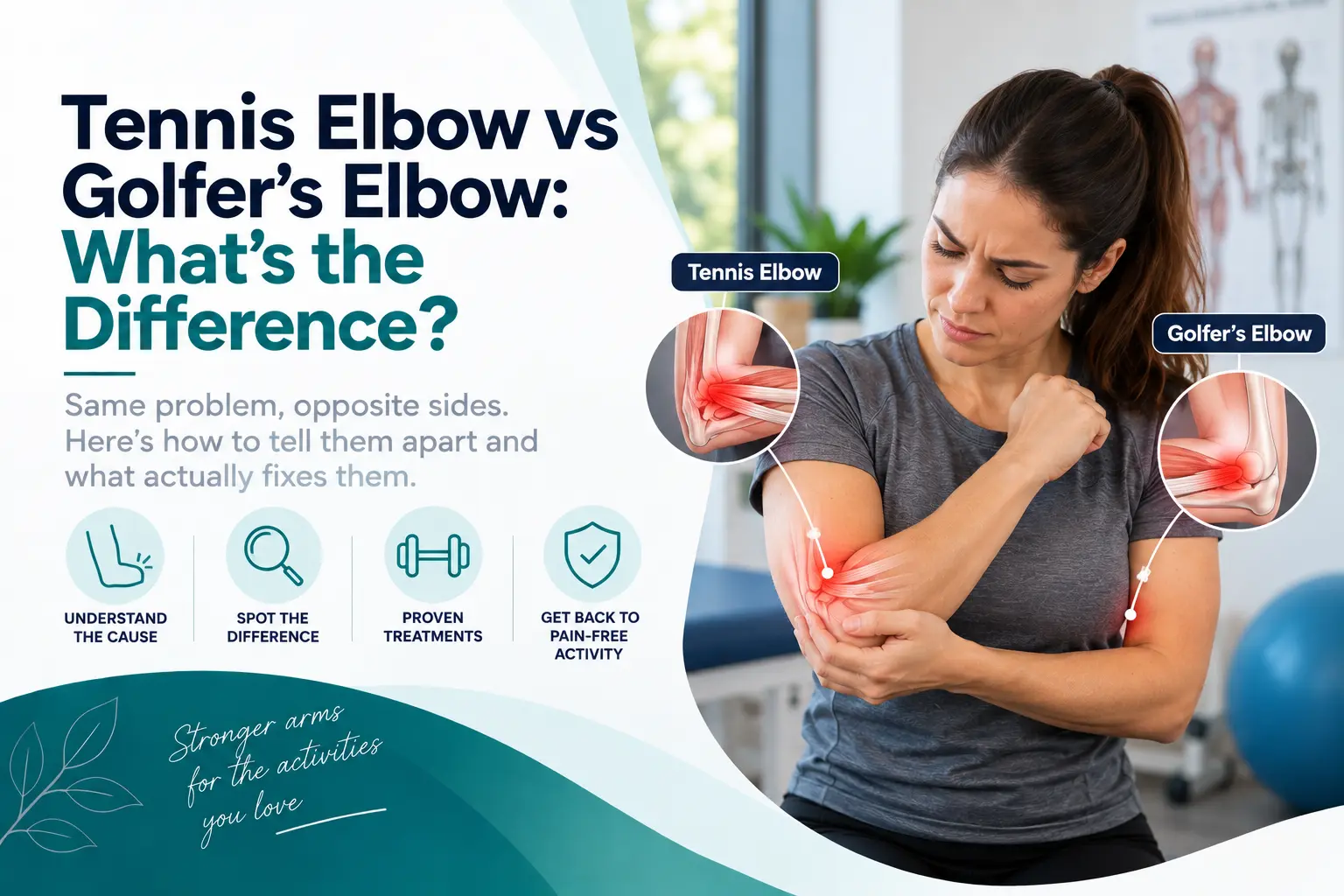 Befit Physiotherapy | Tennis Elbow vs Golfer's Elbow: What's the Difference?
